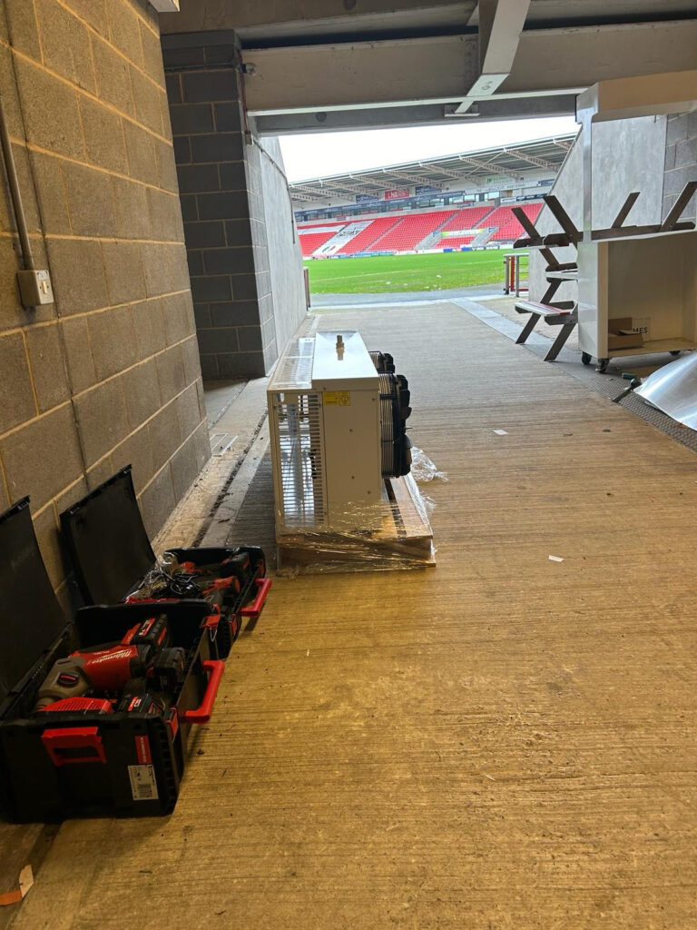 brand new air conditioning unit