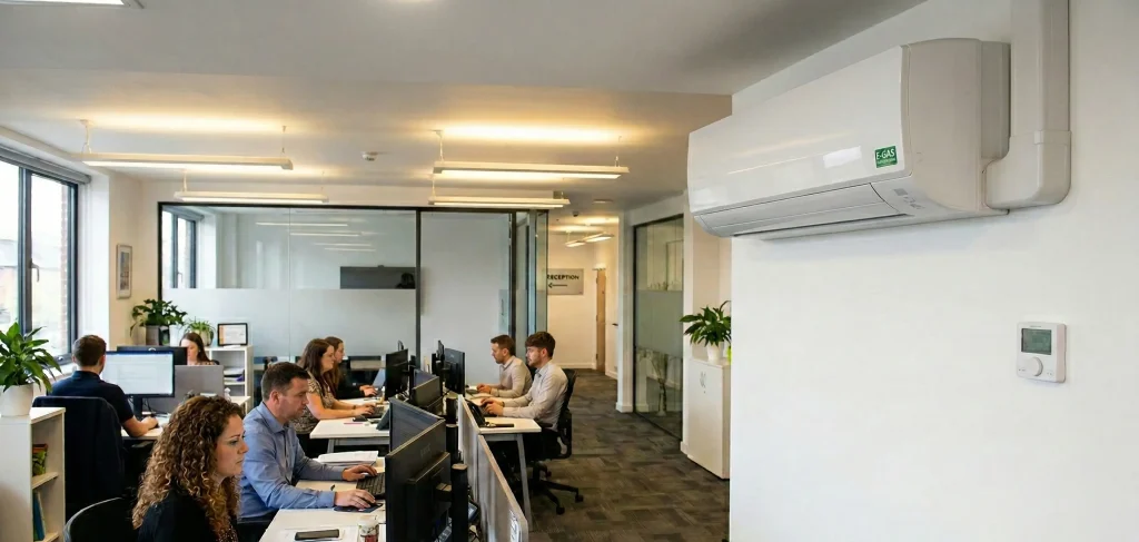 aircon not blowing cold air in an office space
